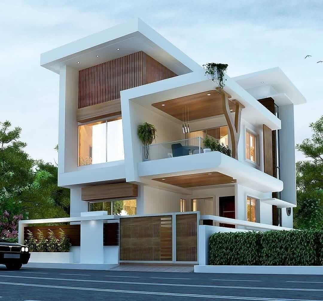 طراحی نمای مدرن برای ویلا